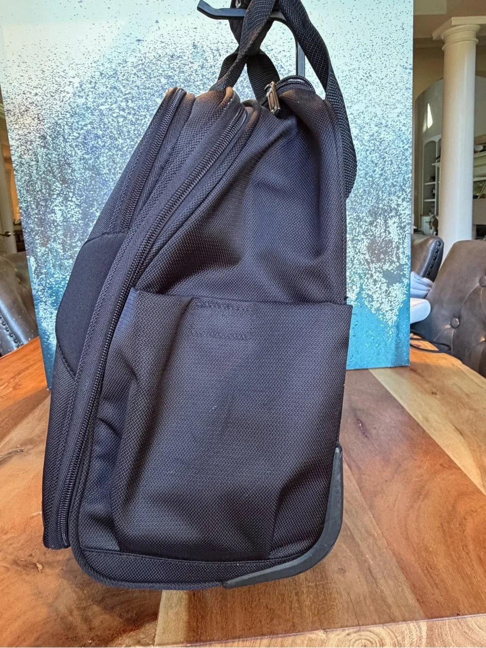 DELSEY Paris 2010’s Rolling Underseat Carry On Personal Item Travel Bag GUC